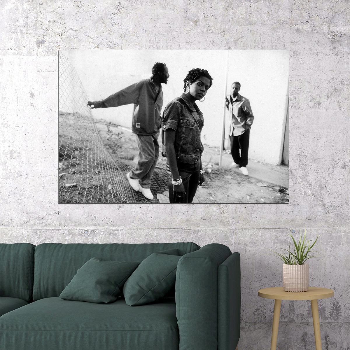 The Fugees American Hip Hop Music Group Poster Wall Art Print Home Wall Decor - xonomax