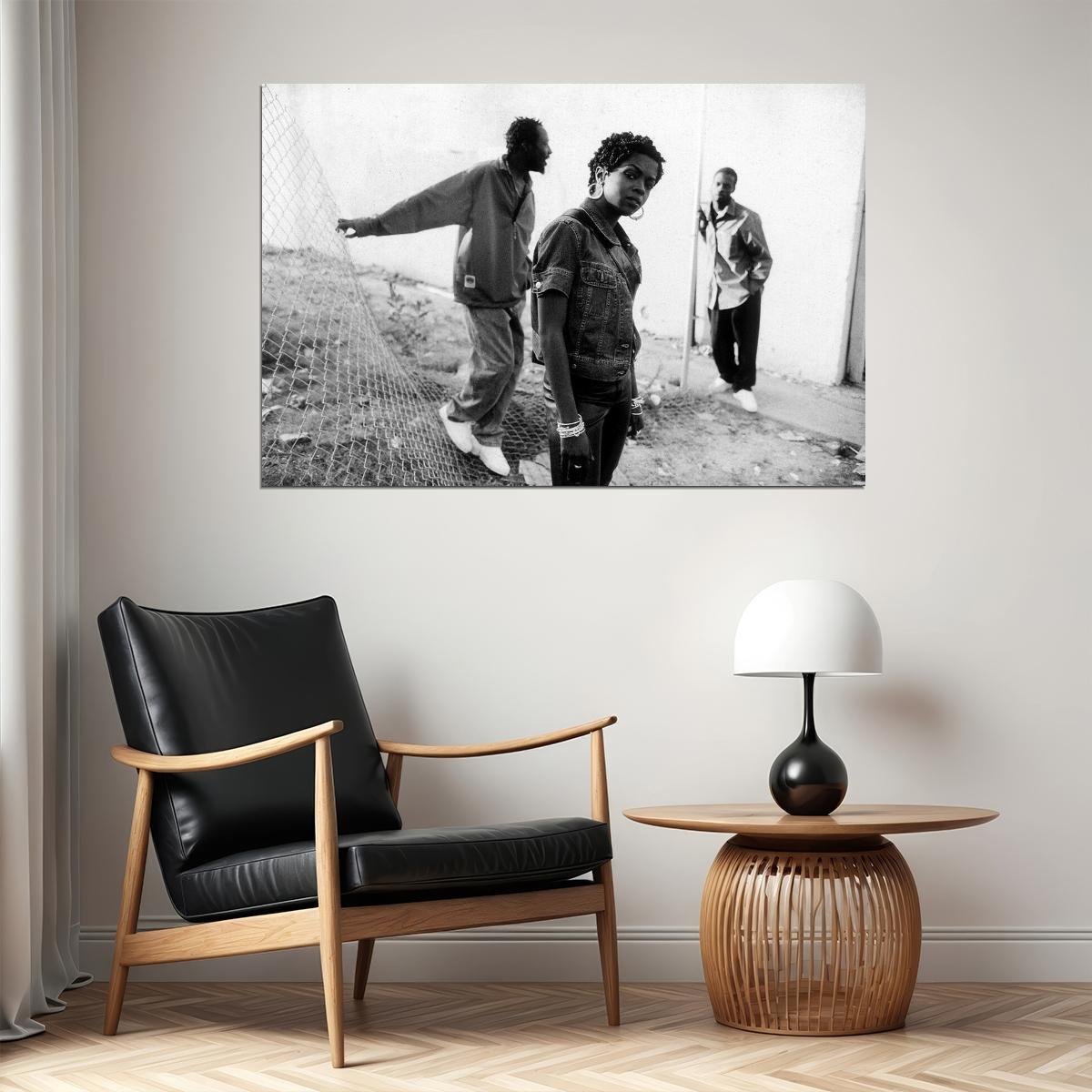 The Fugees American Hip Hop Music Group Poster Wall Art Print Home Wall Decor - xonomax