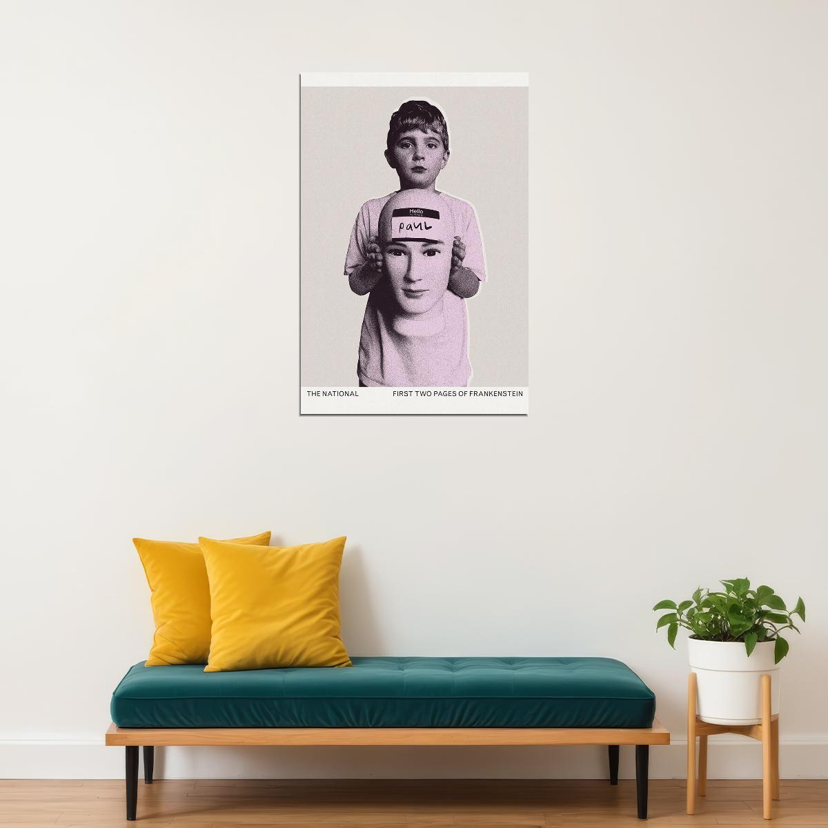 The National First Two Pages Of Frankenstein Music Group Poster Wall Art Print Home Wall Decor - xonomax