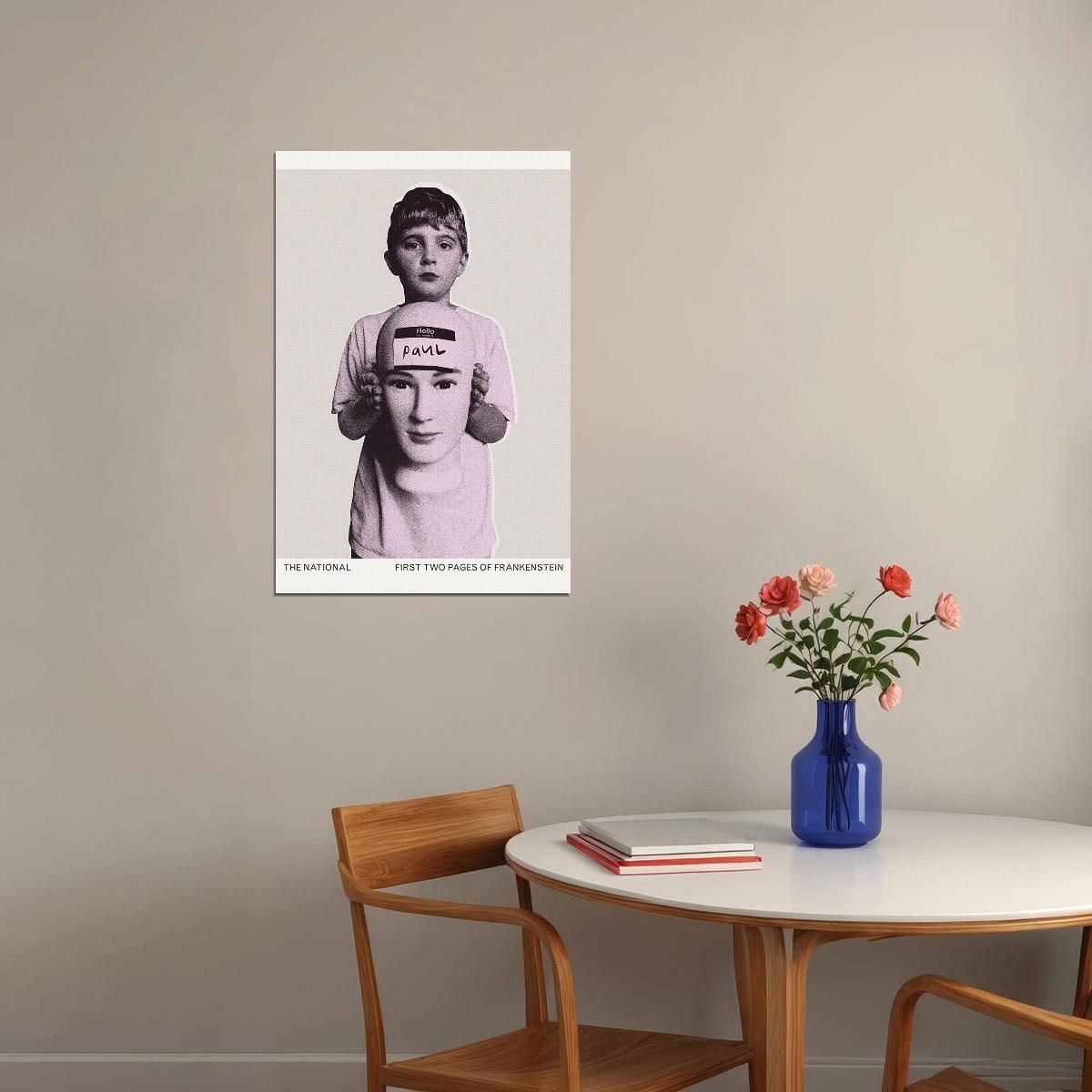 The National First Two Pages Of Frankenstein Music Group Poster Wall Art Print Home Wall Decor - xonomax