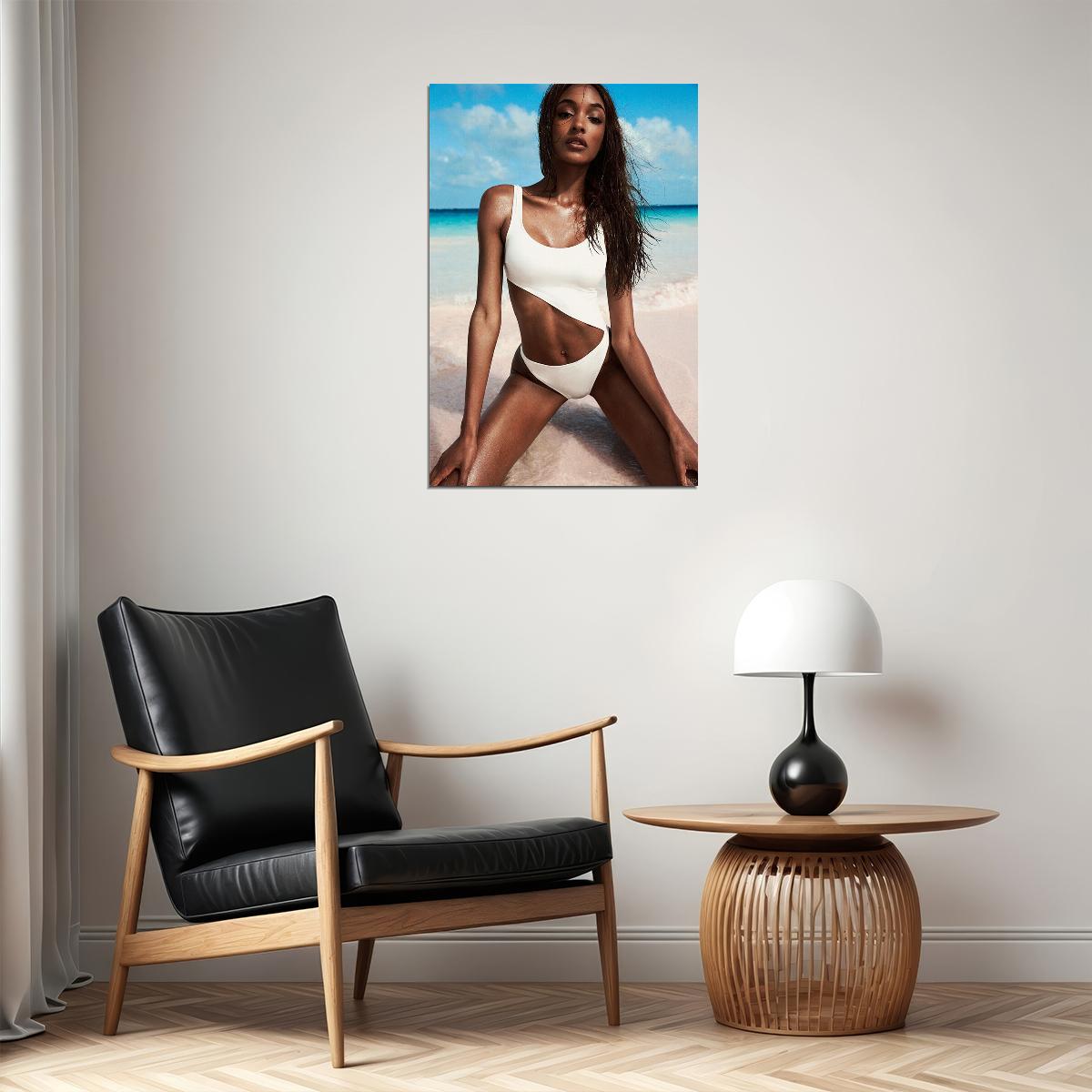 Jourdan Dunn Supermodel Icon Poster Wall Art Print Home Wall Decor