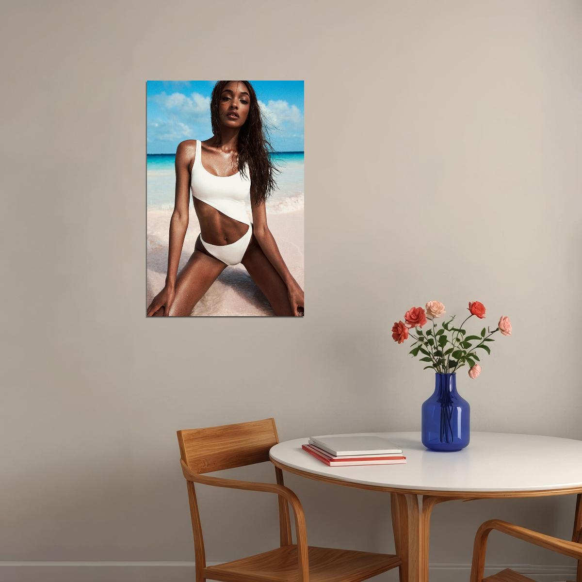 Jourdan Dunn Supermodel Icon Poster Wall Art Print Home Wall Decor