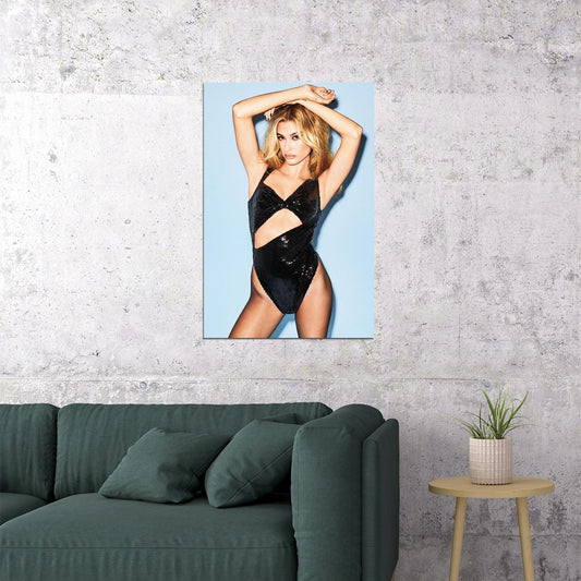 Hailey Bieber American Social Media Personality And Model Poster Wall Art Print Home Wall Decor - xonomax