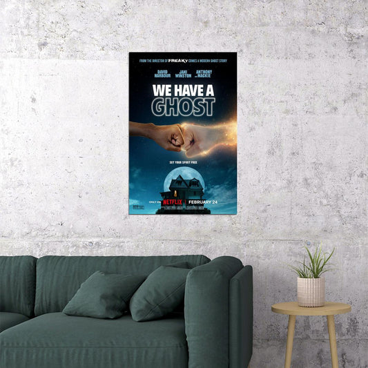 We Have A Ghost Movie Action Comedy Family Poster Wall Art Print Home Wall Decor - xonomax