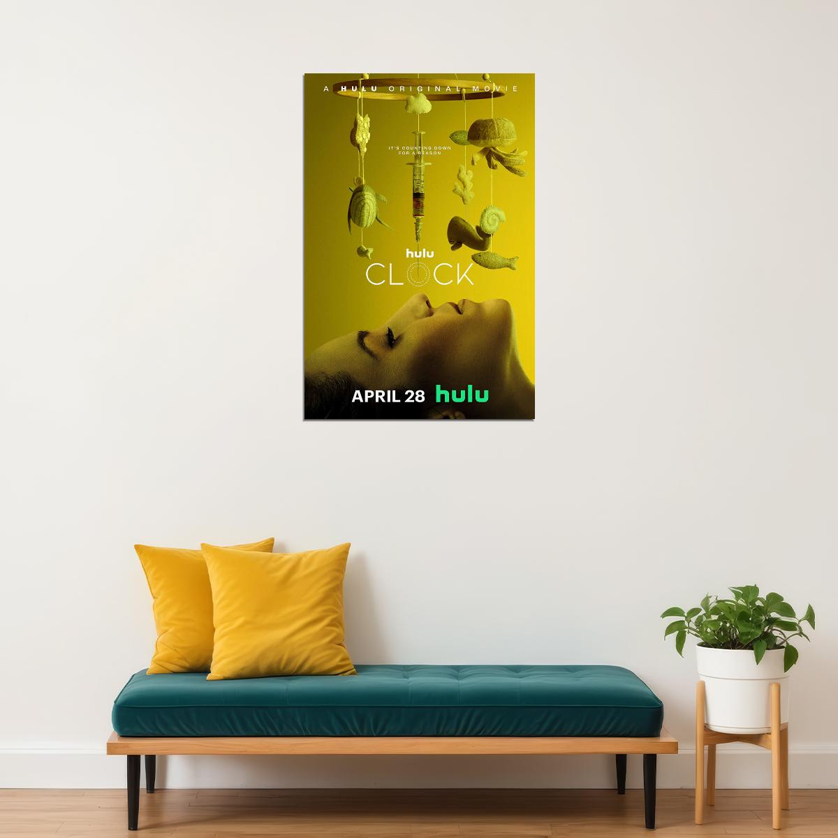 Clock Movie Drama Horror Thriller Poster Wall Art Print Home Wall Decor - xonomax