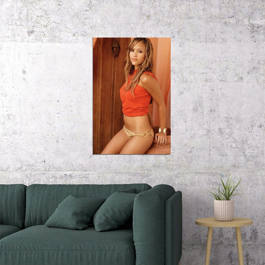 Jessica Alba American Actress And Businessperson Poster Wall Art Print Home Wall Decor - xonomax