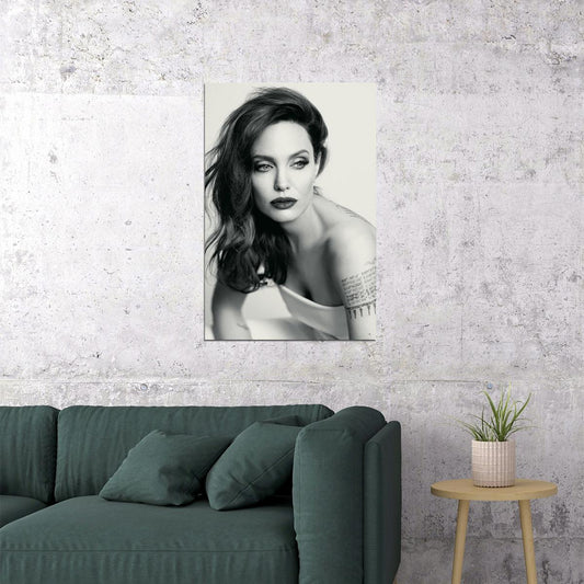 Angelina Jolie Famous Actress Philanthropist Poster Wall Art Print Home Wall Decor - xonomax