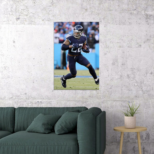Derrick Henry Tennessee Titans American Football Player Poster Wall Art Print Home Wall Decor - xonomax
