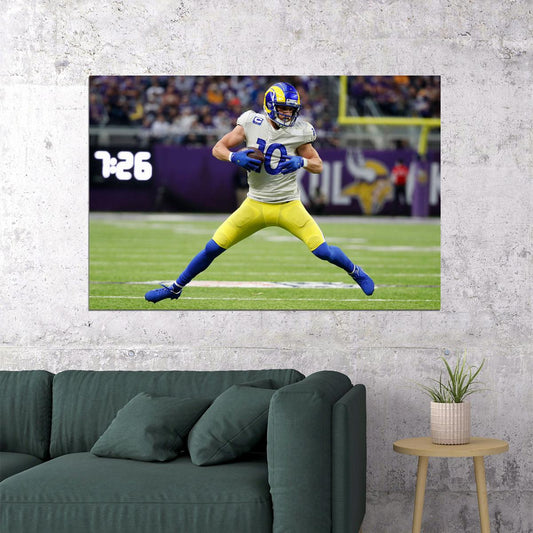 Cooper Kupp Los Angeles Rams American Football Player Poster Wall Art Print Home Wall Decor - xonomax