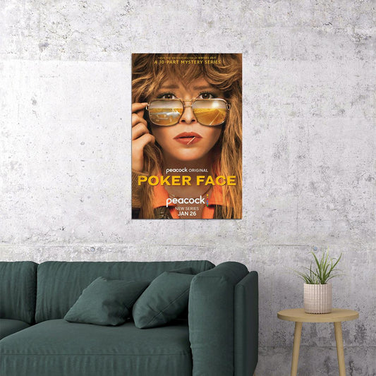 Poker Face Movie Comedy Crime Drama Poster Wall Art Print Home Wall Decor - xonomax