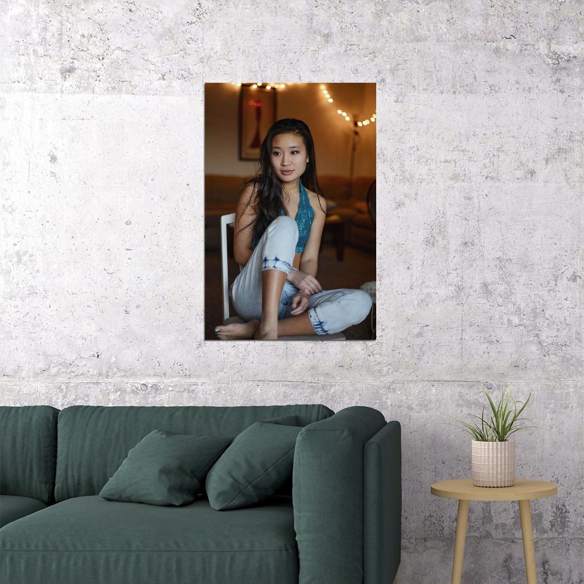 Jeannie Mai American Television Presenter Stylist Poster Wall Art Print Home Wall Decor