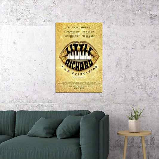 Little Richard I Am Everything Movie Documentary Music Poster Wall Art Print Home Wall Decor - xonomax