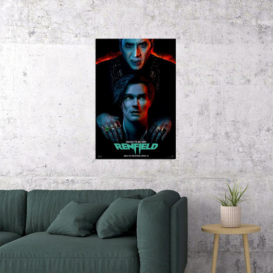 Renfield Movie Comedy Fantasy Horror Poster Wall Art Print Home Wall Decor - xonomax