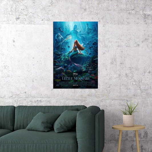 The Little Mermaid Movie Adventure Family Fantasy Poster Wall Art Print Home Wall Decor - xonomax