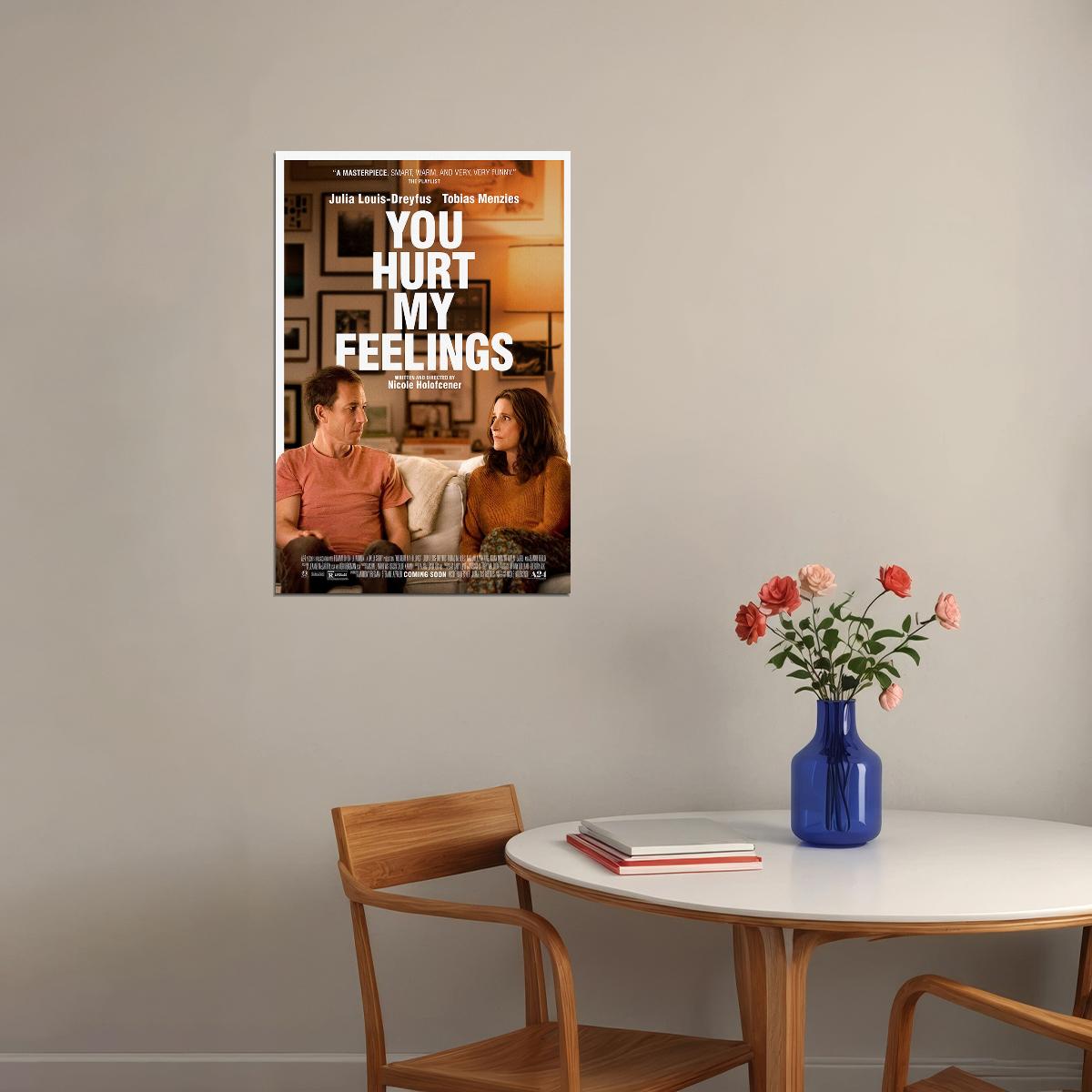 You Hurt My Feelings Movie Comedy Drama Poster Wall Art Print Home Wall Decor