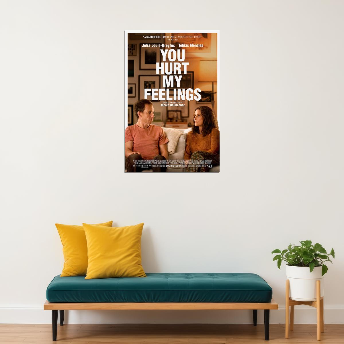 You Hurt My Feelings Movie Comedy Drama Poster Wall Art Print Home Wall Decor