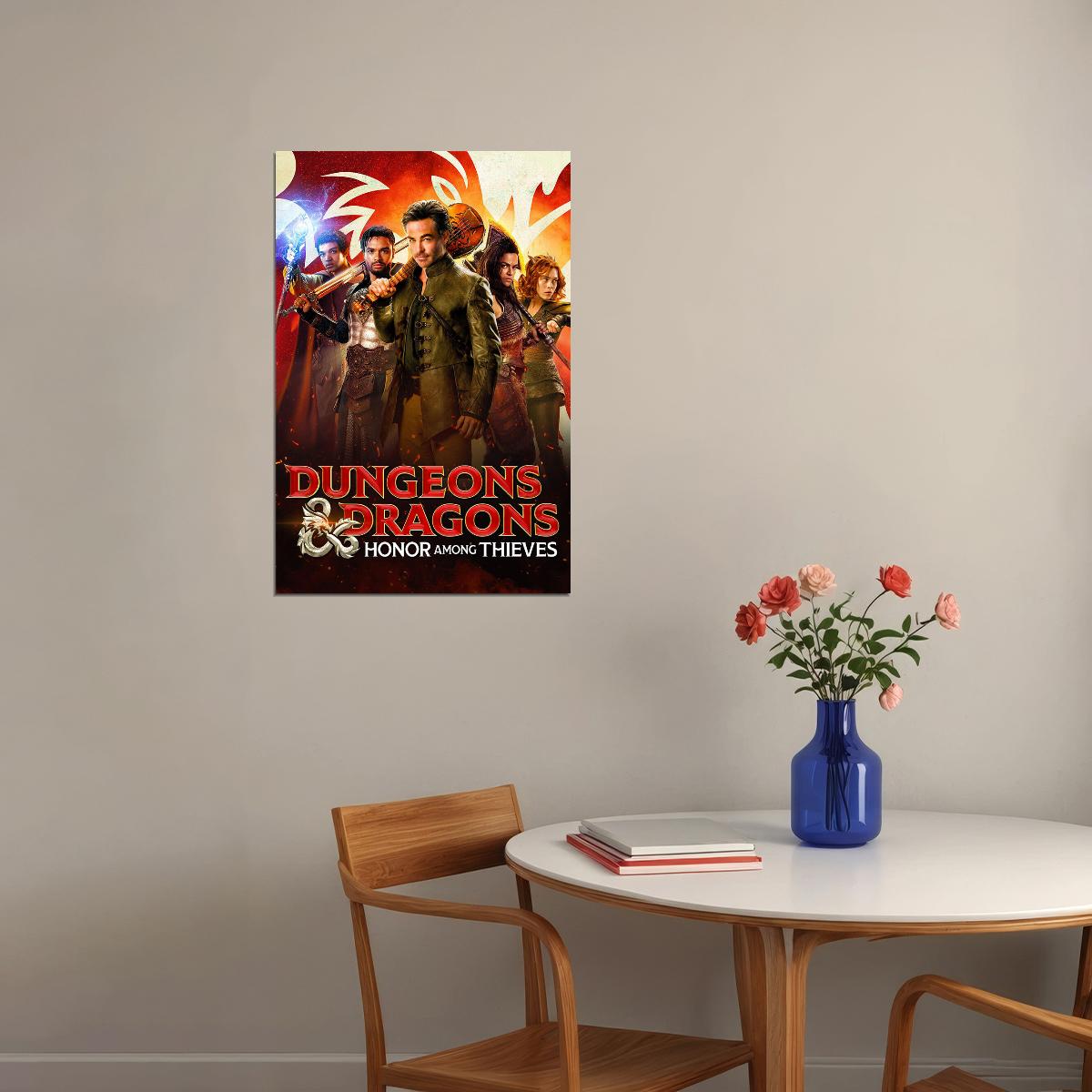 Dungeons & Dragons: Honour Among Thieves Movie Comedy Poster Wall Art Print Home Wall Decor - xonomax