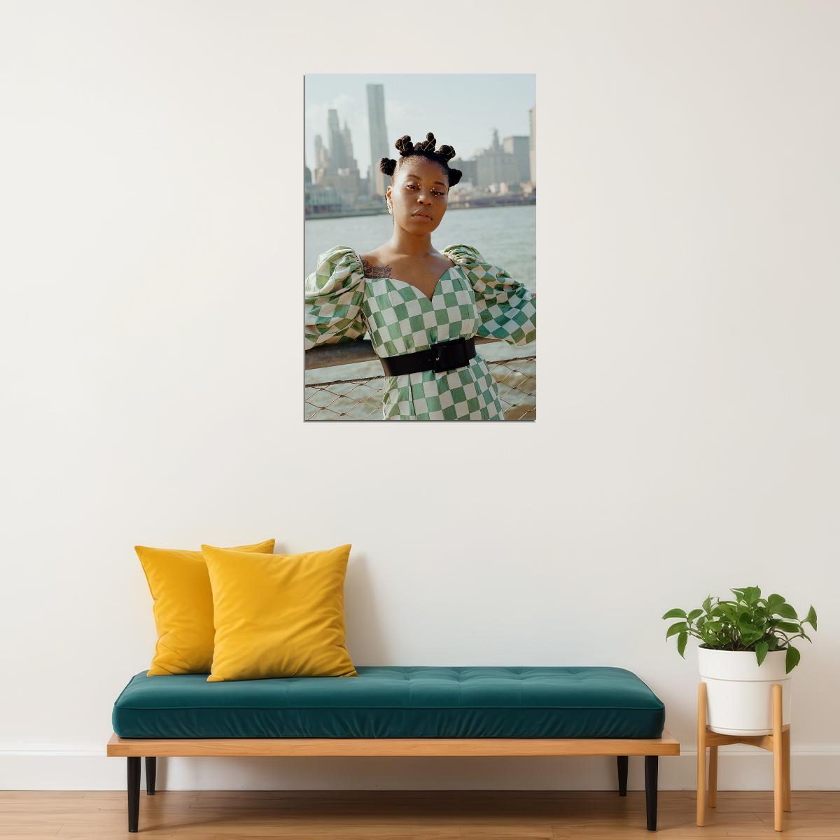 Dominique Fishback American Artist And Actress Poster Wall Art Print Home Wall Decor - xonomax