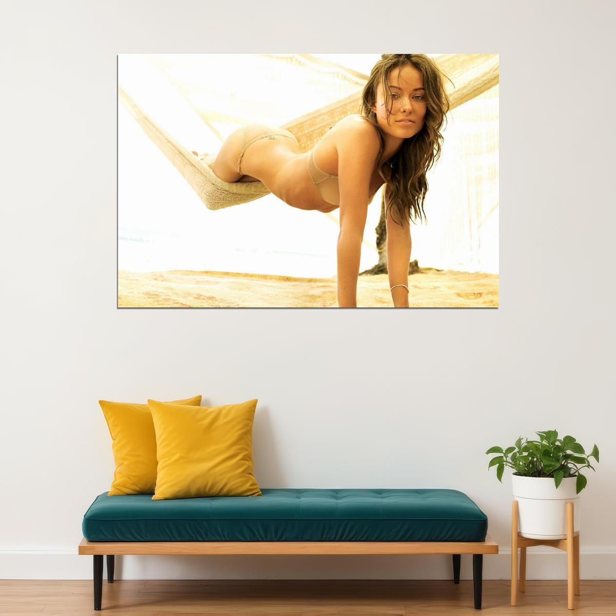 Olivia Wilde American Artist And Producer Poster Wall Art Print Home Wall Decor - xonomax