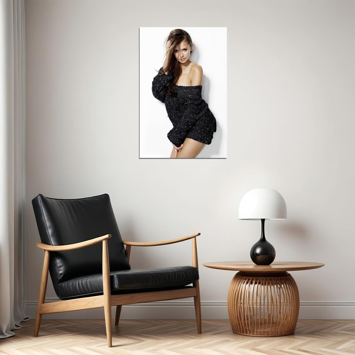 Nina Dobrev Bulgarian Canadian Model Actress Poster Wall Art Print Home Wall Decor - xonomax