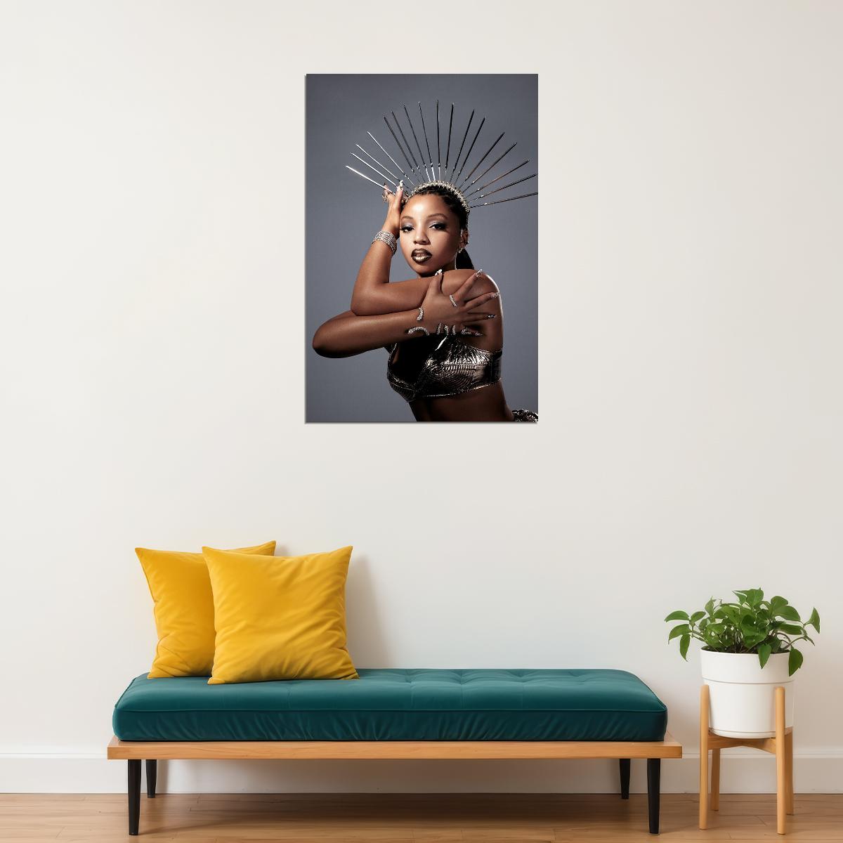 Chloe Bailey American Singer Songwriter And Actress Poster Wall Art Print Home Wall Decor - xonomax