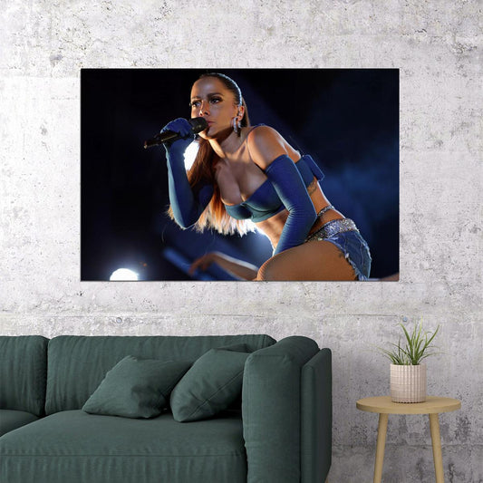 Anitta Brazilian Actress Dancer Songwriter And Singer Poster Wall Art Print Home Wall Decor - xonomax