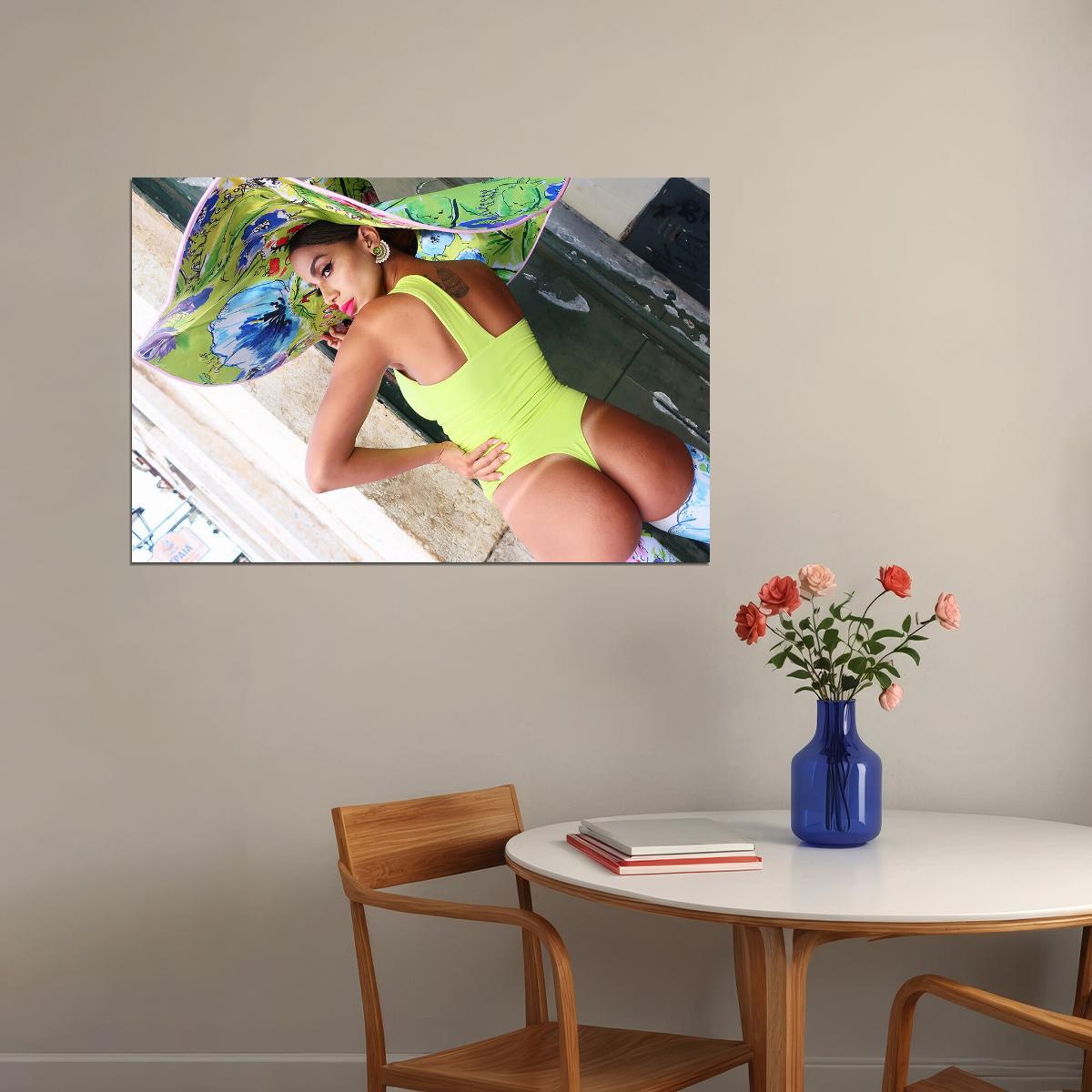 Anitta Brazilian Dancer Songwriter Actress And Singer Poster Wall Art Print Home Wall Decor - xonomax