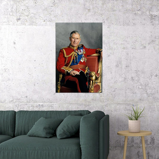 King Charles Iii Commonwealth Kingdom Poster Wall Art Print Home Wall Decor - xonomax