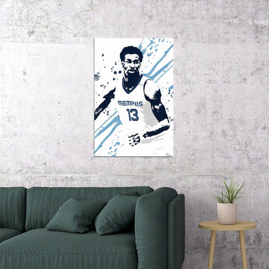 Jaren Jackson Jr Basketball Memphis Grizzlies Team Poster Wall Art Print Home Wall Decor - xonomax