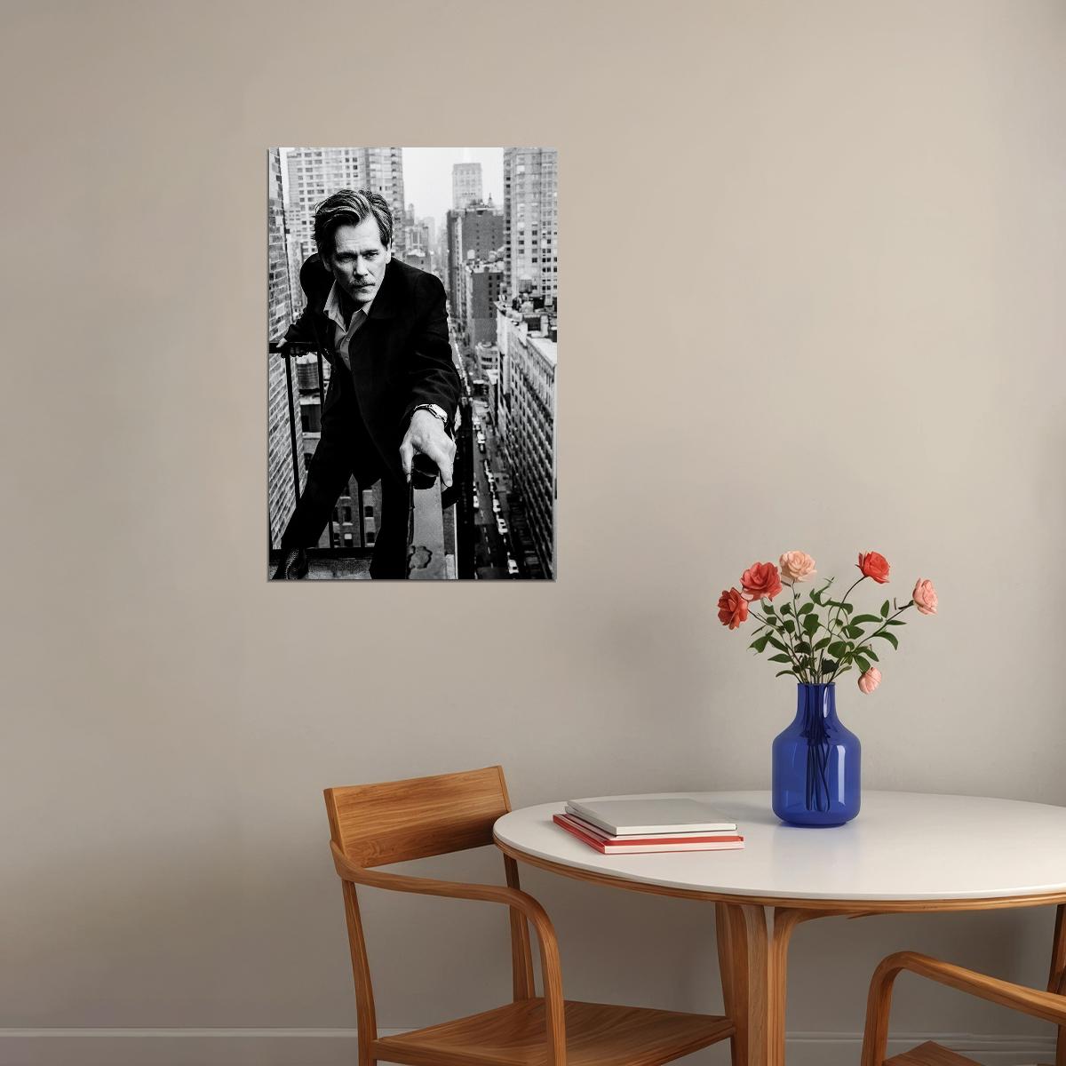 Kevin Bacon American Actor Artist And Actress Poster Wall Art Print Home Wall Decor