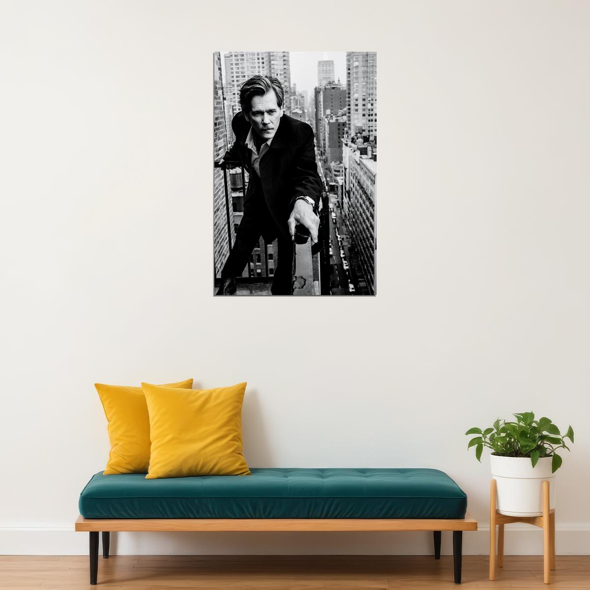 Kevin Bacon American Actor Artist And Actress Poster Wall Art Print Home Wall Decor