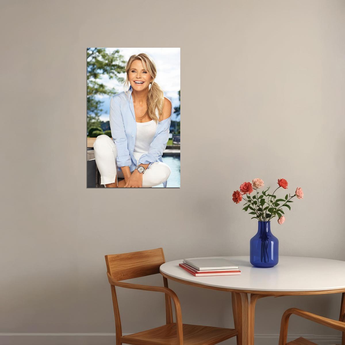 Christie Brinkley American Model Actress And Entrepreneur Poster Wall Art Print Home Wall Decor - xonomax