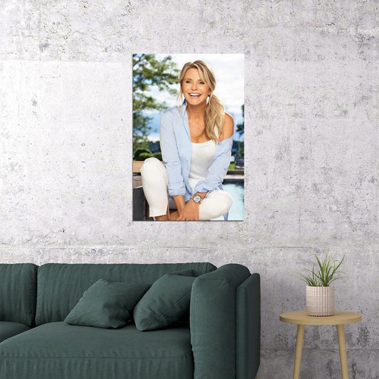 Christie Brinkley American Model Actress And Entrepreneur Poster Wall Art Print Home Wall Decor - xonomax