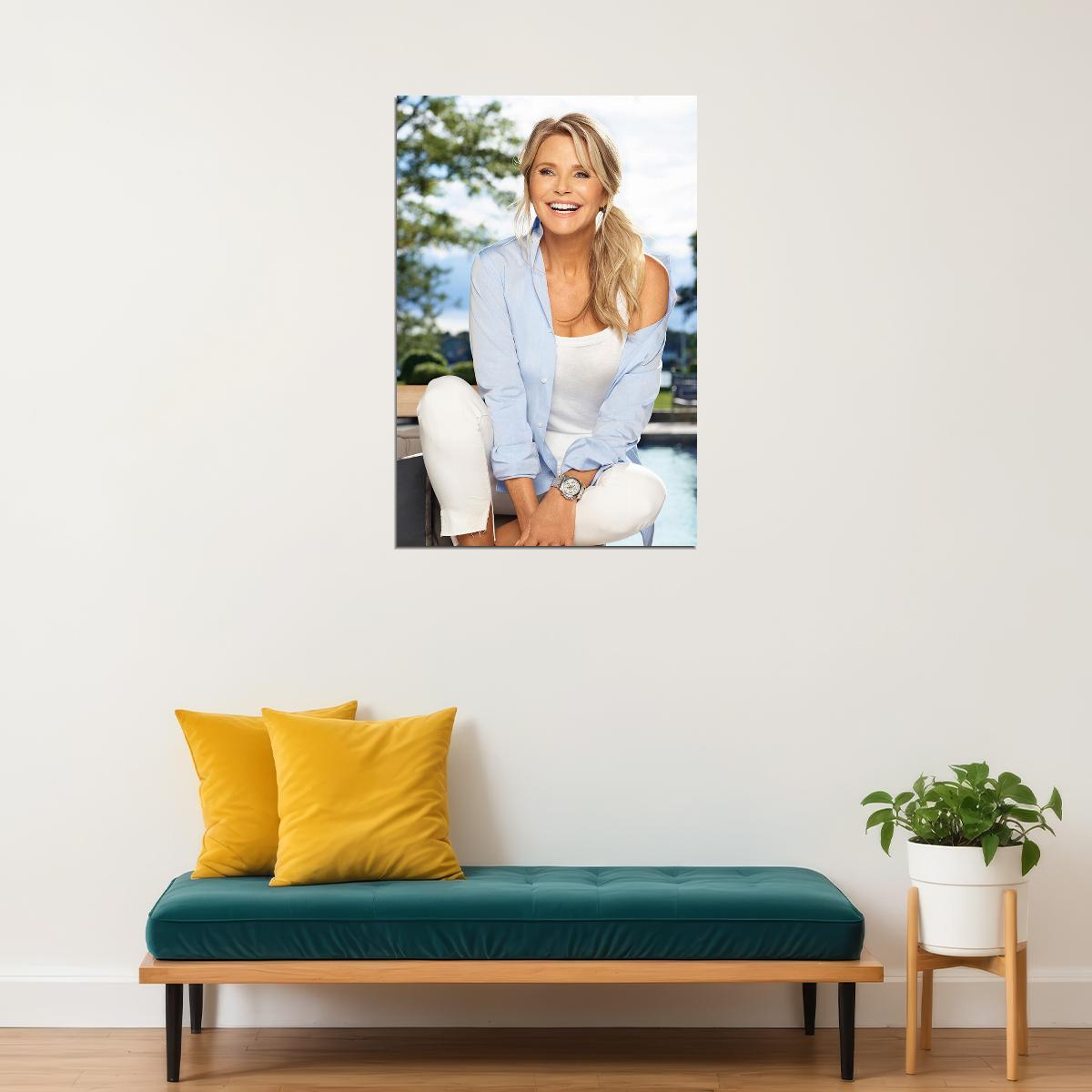 Christie Brinkley American Model Actress And Entrepreneur Poster Wall Art Print Home Wall Decor - xonomax
