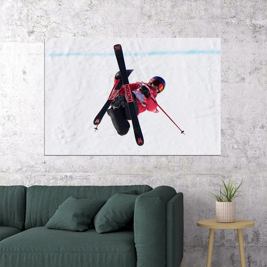 Eileen Gu Sports Chinese Athlete Freestyle Skier Poster Wall Art Print Home Wall Decor - xonomax