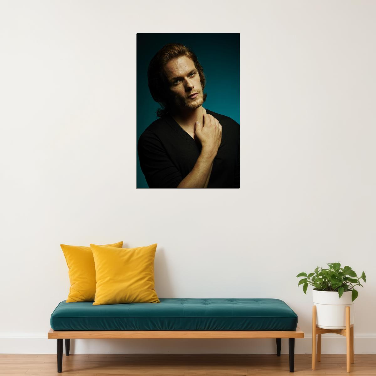 Sam Heughan Famous Scottish Actor And Artist Poster Wall Art Print Home Wall Decor