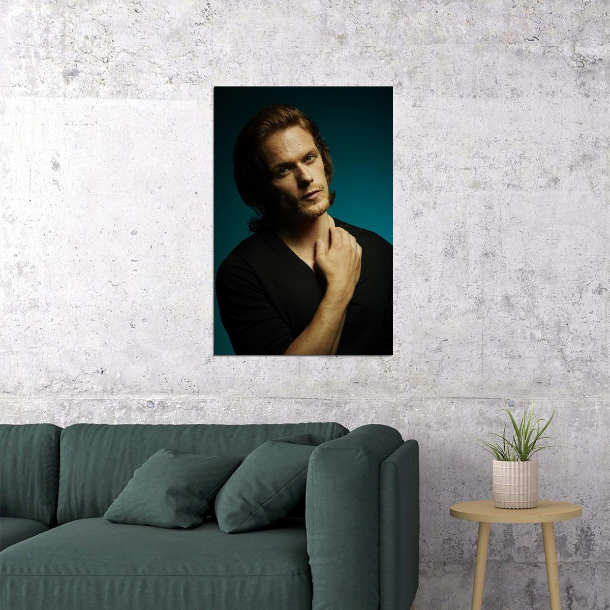 Sam Heughan Famous Scottish Actor And Artist Poster Wall Art Print Home Wall Decor