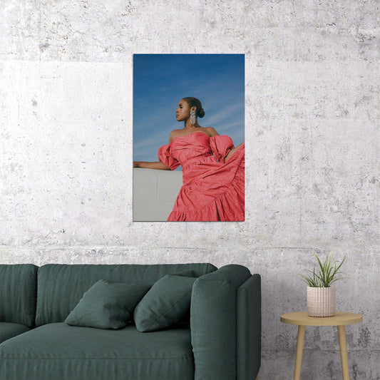 Issa Rae American Singer Writer And Producer Poster Wall Art Print Home Wall Decor - xonomax