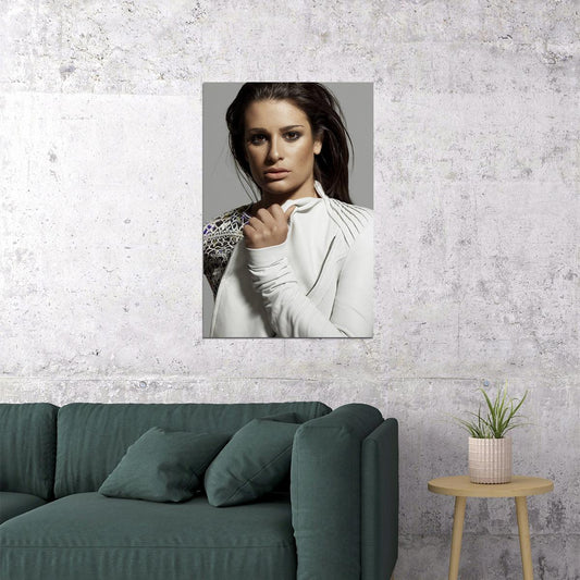 Lea Michele American Singer And Actor Poster Wall Art Print Home Wall Decor - xonomax