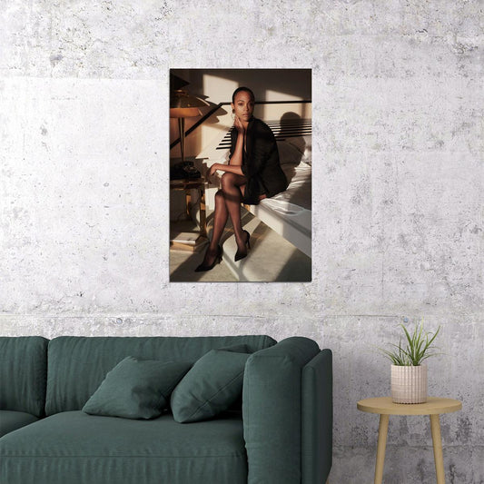Zoe Saldana American Actor And Actress Poster Wall Art Print Home Wall Decor - xonomax