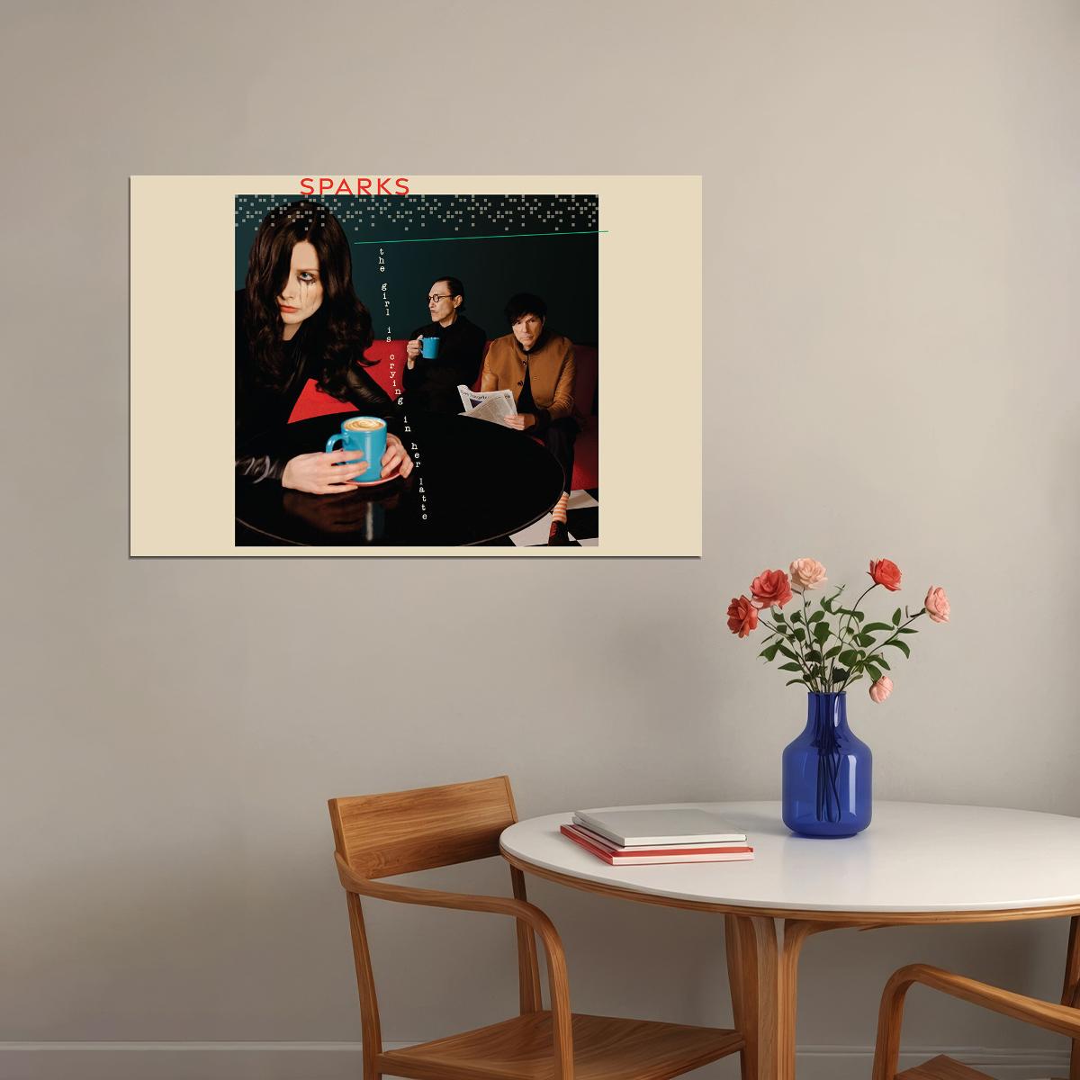 Sparks The Girl Is Crying In Her Latte Music Artist Poster Wall Art Print Home Wall Decor - xonomax