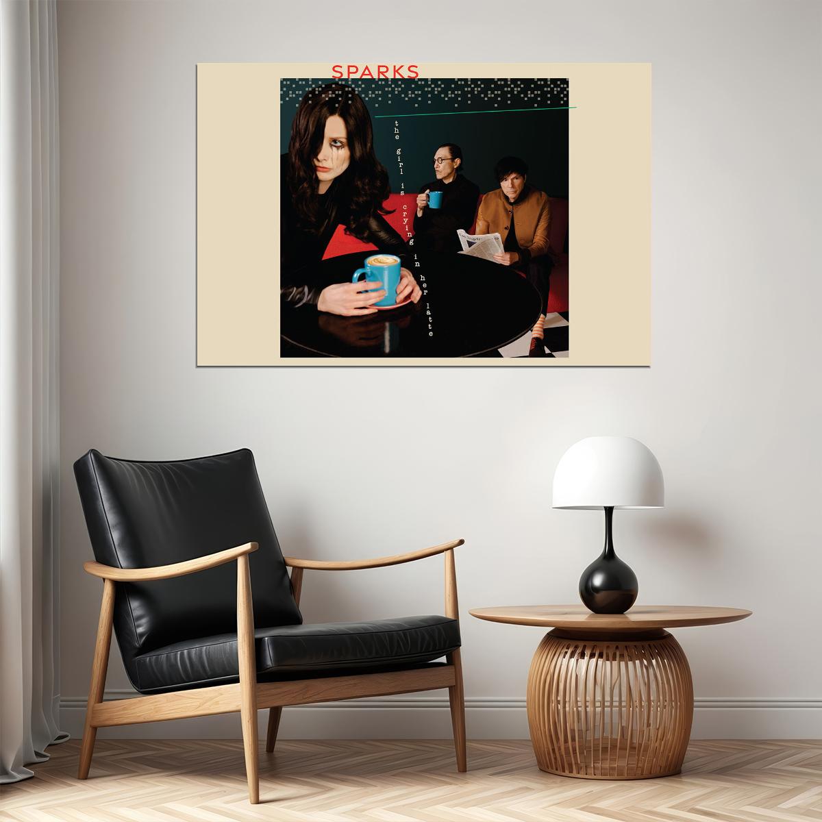 Sparks The Girl Is Crying In Her Latte Music Artist Poster Wall Art Print Home Wall Decor - xonomax