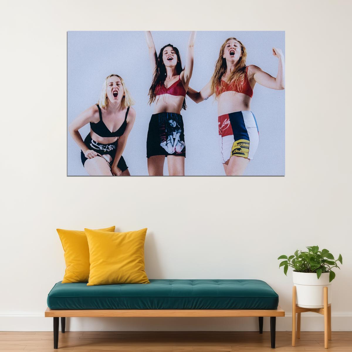 Haim American Musicians Pop Rock Music Group Poster Wall Art Print Home Wall Decor - xonomax
