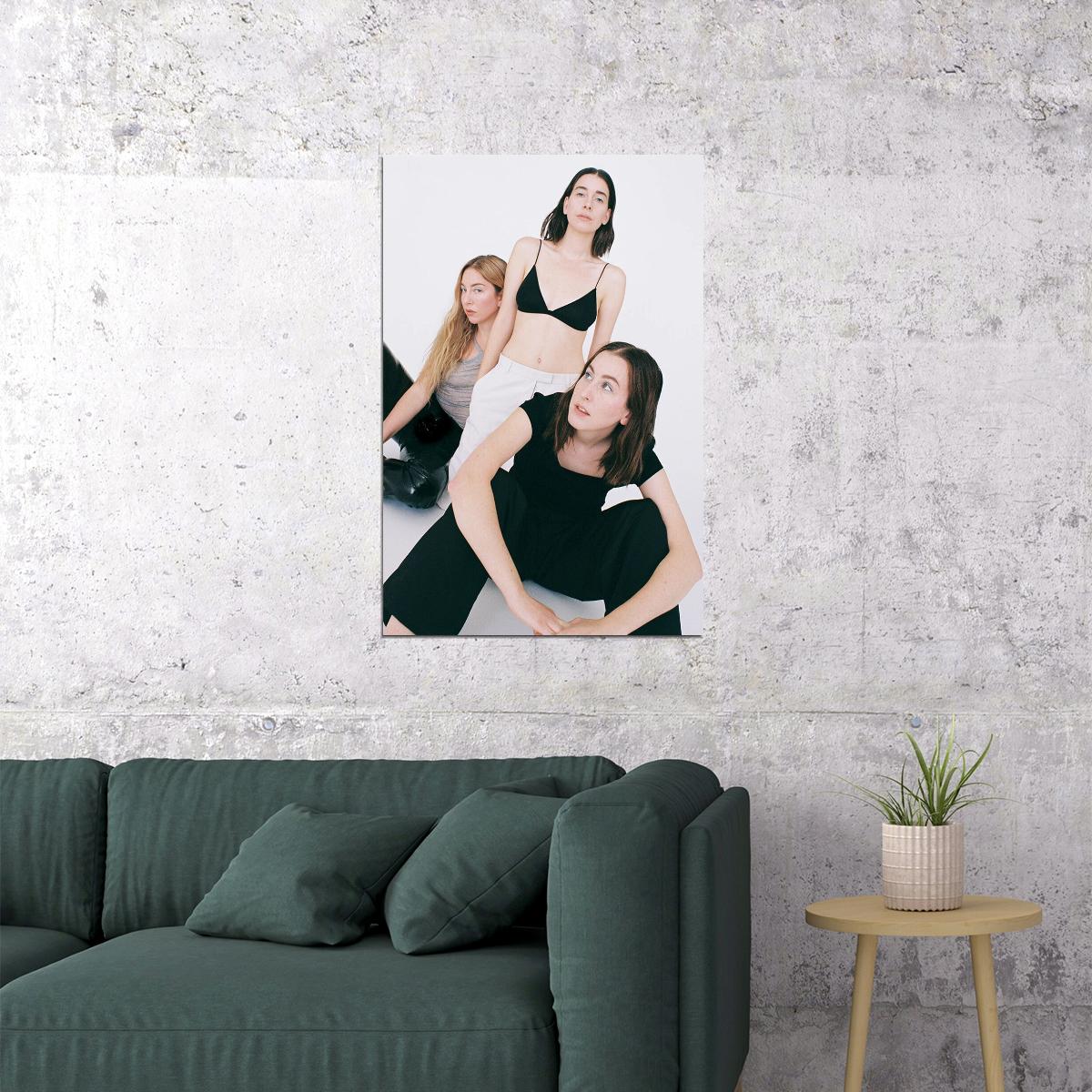 Haim American Pop Rock Music Group Musicians Poster Wall Art Print Home Wall Decor - xonomax
