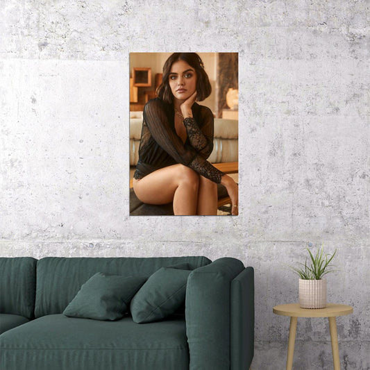 Lucy Hale American Actor And Singer Poster Wall Art Print Home Wall Decor - xonomax