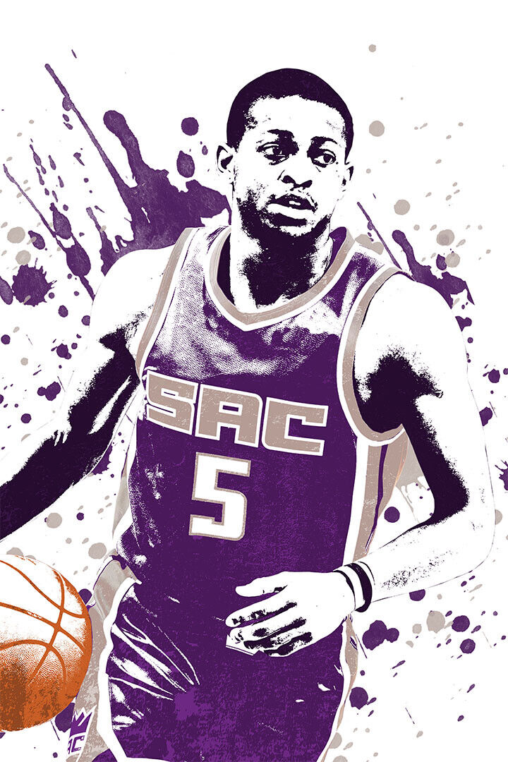 De'aaron Fox Sacramento Kings Basketball Star Player Poster Wall Art Print Home Wall Decor - xonomax