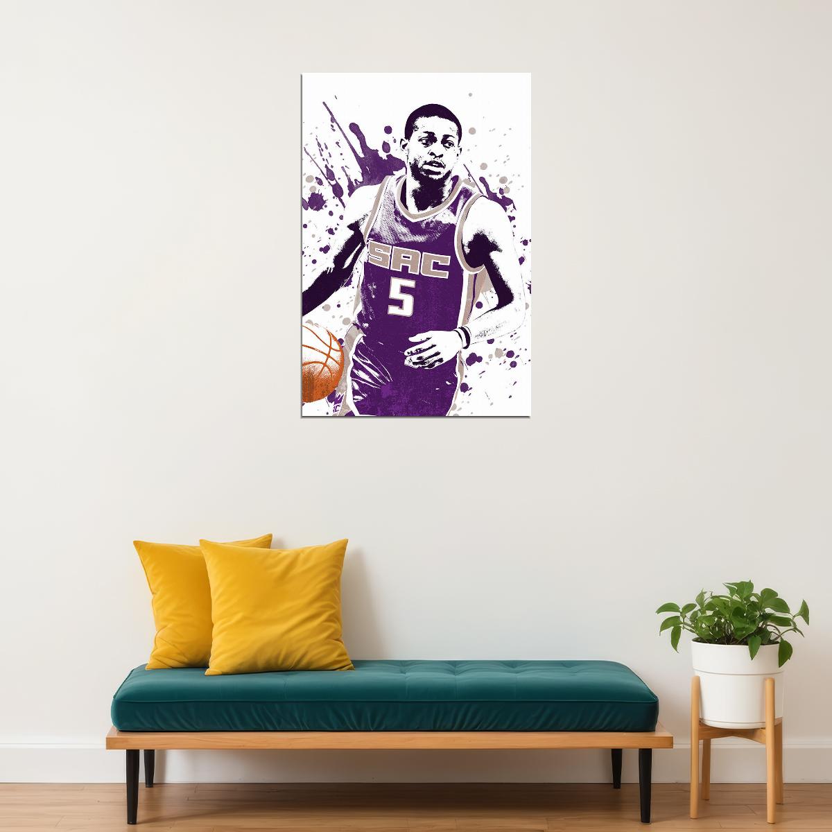 De'aaron Fox Sacramento Kings Basketball Star Player Poster Wall Art Print Home Wall Decor - xonomax