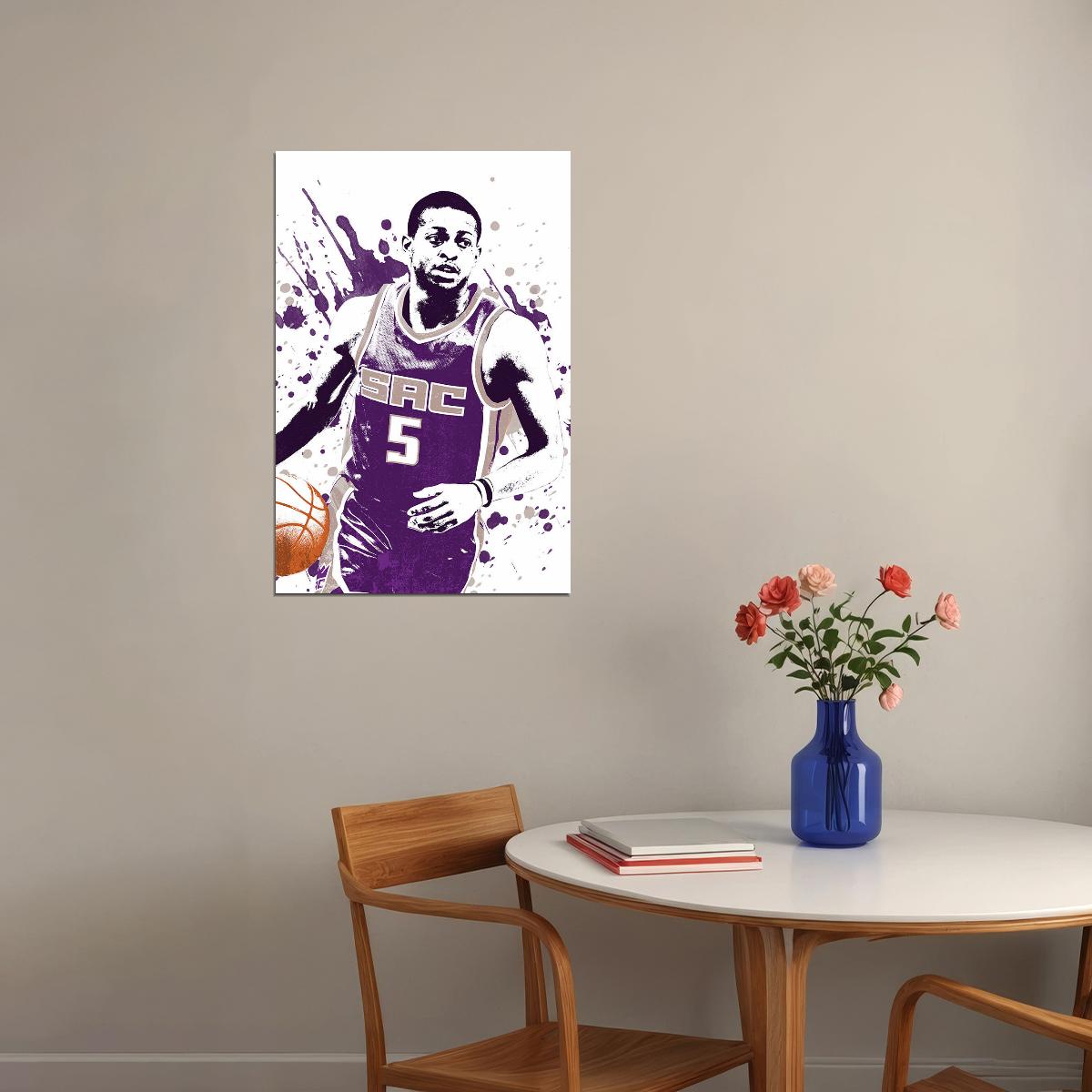 De'aaron Fox Sacramento Kings Basketball Star Player Poster Wall Art Print Home Wall Decor - xonomax