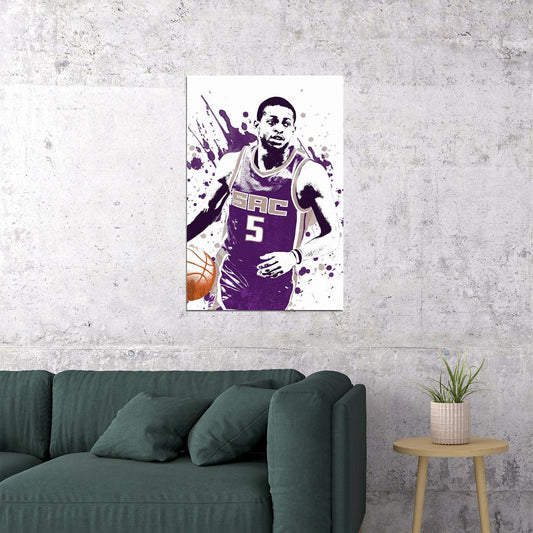 De'aaron Fox Sacramento Kings Basketball Star Player Poster Wall Art Print Home Wall Decor - xonomax