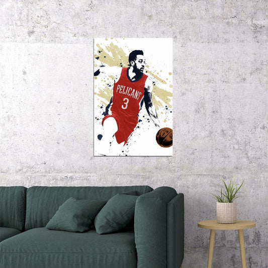 Cj Mccollum New Orleans Pelicans Basketball Star Player Poster Wall Art Print Home Wall Decor - xonomax
